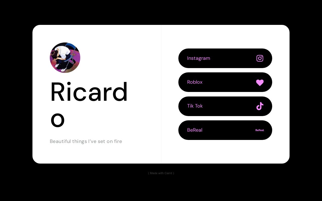 Carrd profile picture for @muchacho